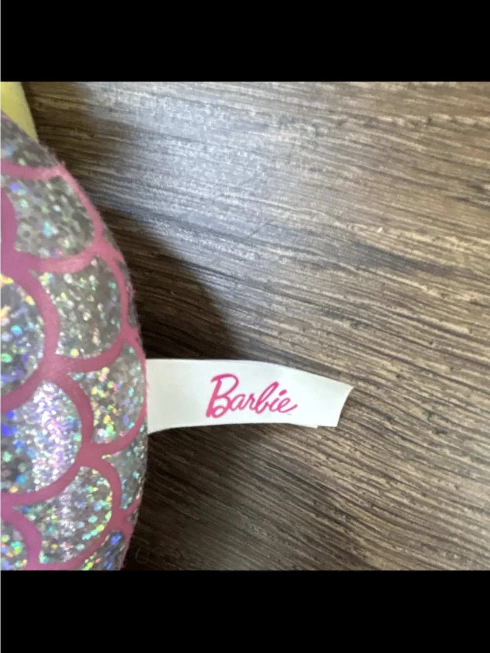 Barbie Plush Mermaid Doll - Yellow Hair, Purple Outfit, Blue Tail Accent